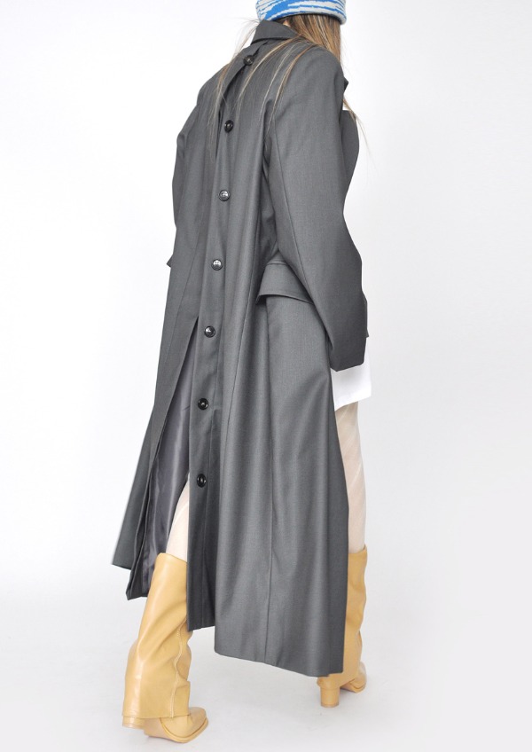back open coat(2color)