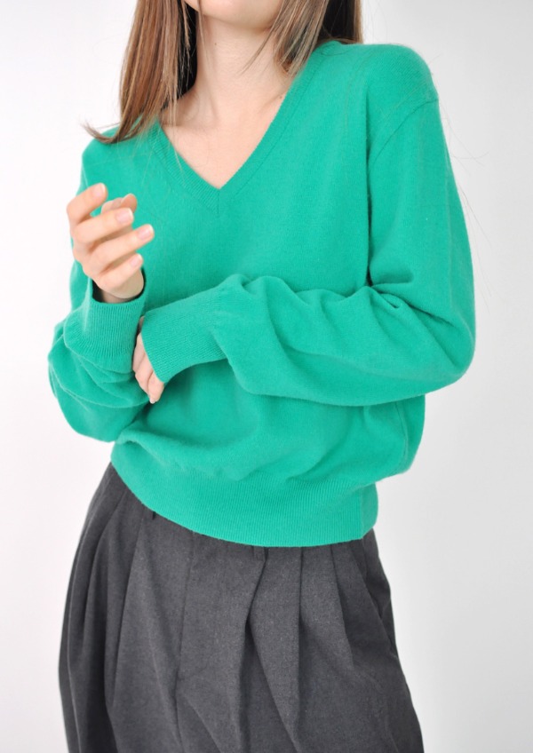 cashmere V color knit(5color)