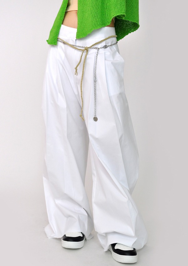 low waist pants(2color)