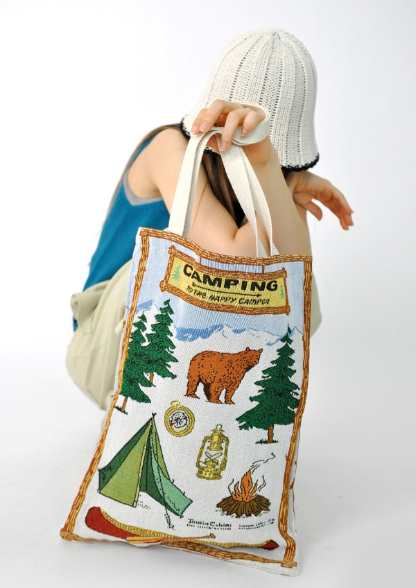 embroidery camping bag