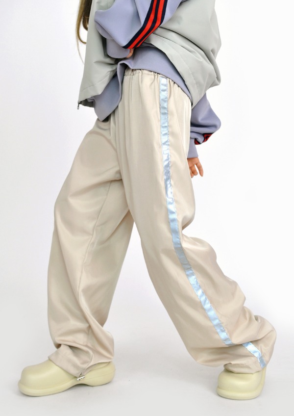 new glossy track pants(3color)