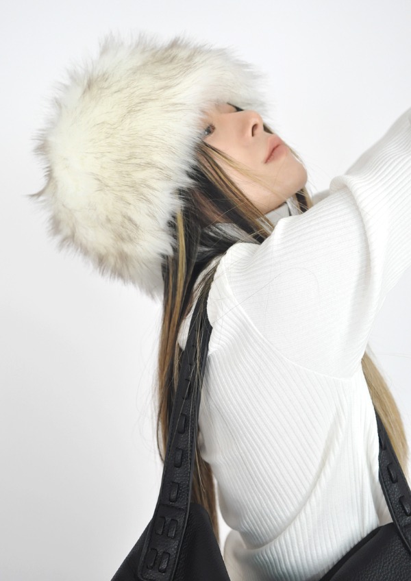 wolf fur hat(6color)
