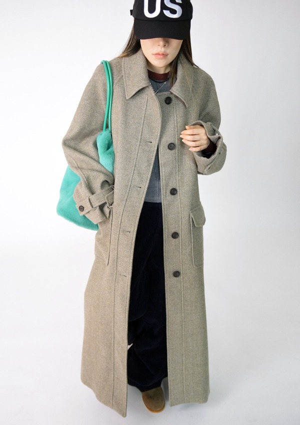 트윌 폴라이트 코트(2color)