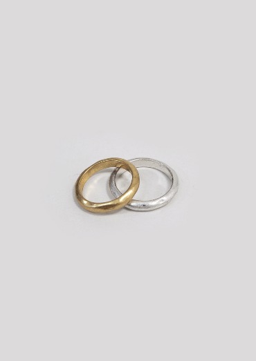 uneven antique ring(2color)