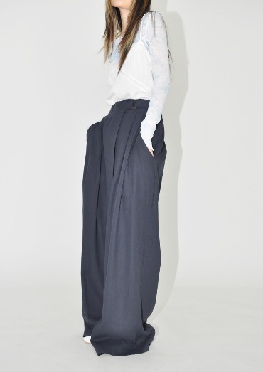 linen buckle pants(2color)