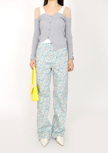 floral pants(2color)