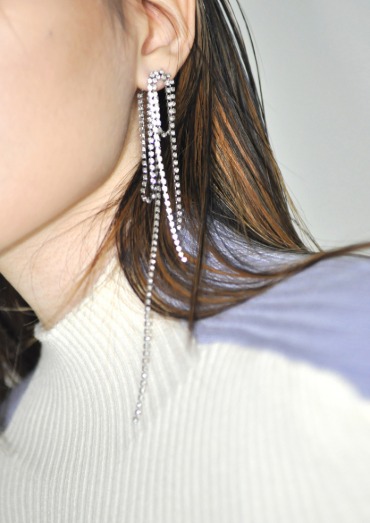 dressy drop earring(2color)