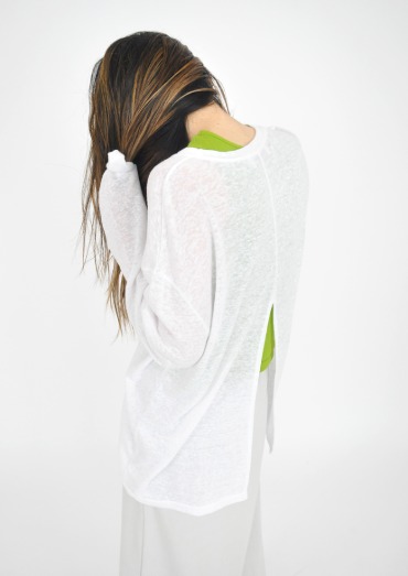 linen back slit T(4color)