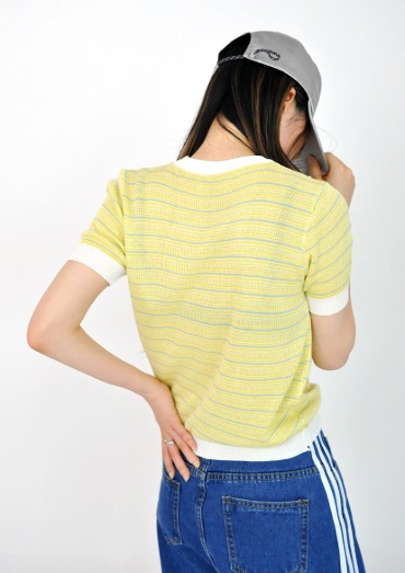 ethnic stripe knit(3color)
