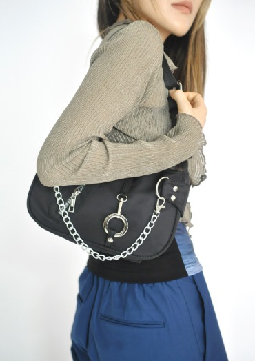 chain mini hobo bag