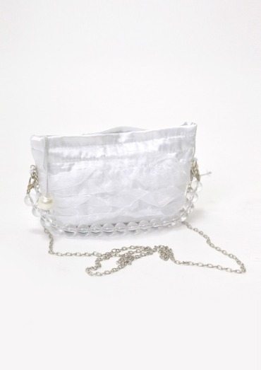 pearl lace bag