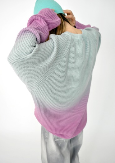 V gradation knit(2color)