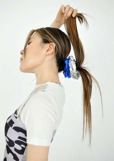 metal hair scrunchie(4color)